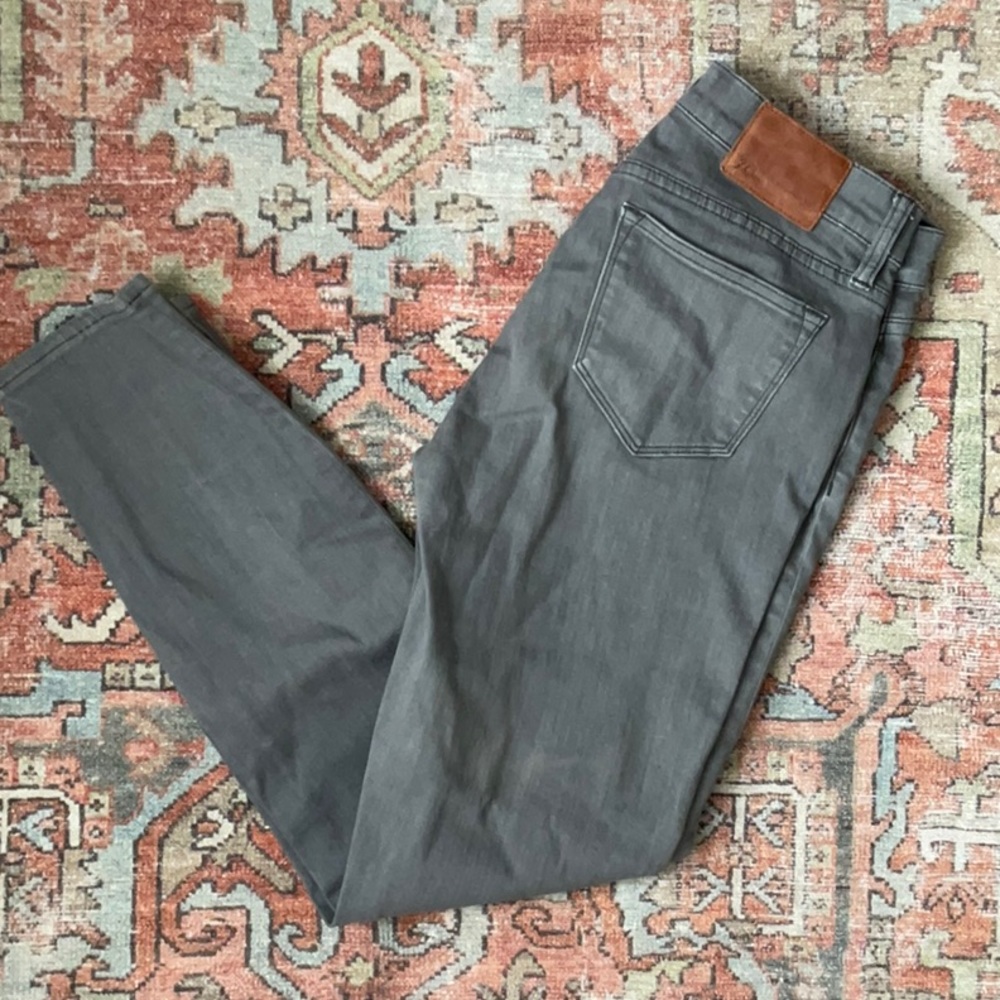 J. Crew Grey Toothpick Skinny Jean; Size 27